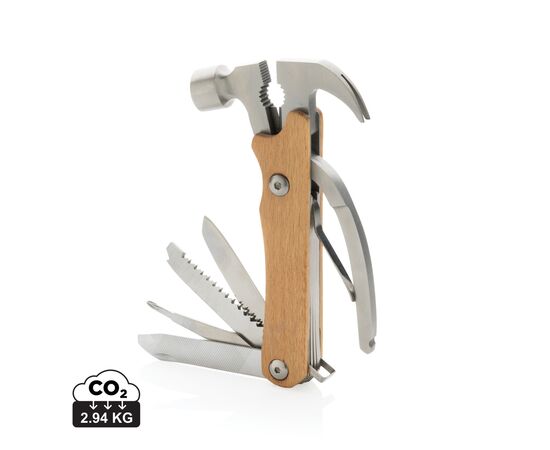 Wooden multi-tool hammer Brown - XD Collection P221.209
