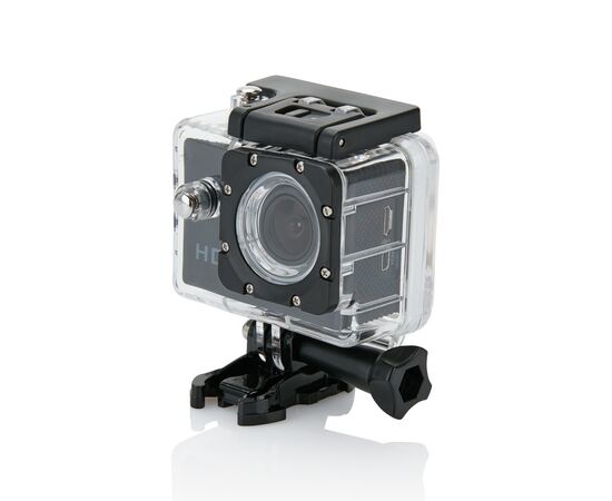 Action camera inc 11 accessories Black, Black - XD Collection P330.051
