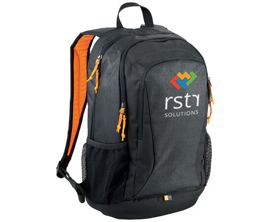 Case Logic Ibira 15.6" laptop and tablet backpack 24L Black, Orange - Case Logic 12021500