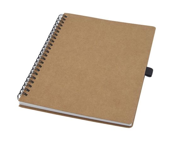 Cobble A5 Notizbuch mit Spiralbindung aus recyceltem Karton mit Steinpapier Neutral - Unbranded 10773206