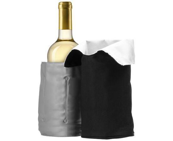 Chill foldable wine cooler sleeve Black, White - Bullet 11313790