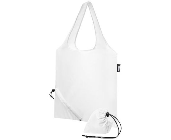 Sac shopping pliable Sabia en PET recyclé 7L Blanc - Unbranded 12054101