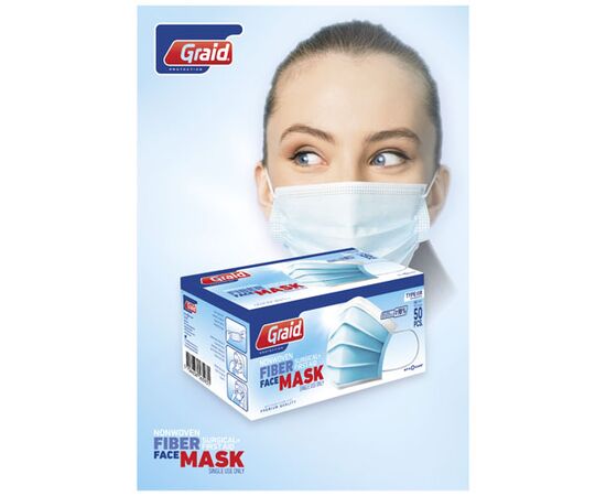 Masque de type IIR Moore Bleu clair - Unbranded 12202650
