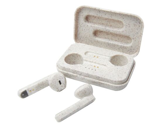 Écouteurs Nantai en paille de blé True Wireless Beige - Unbranded 12415902