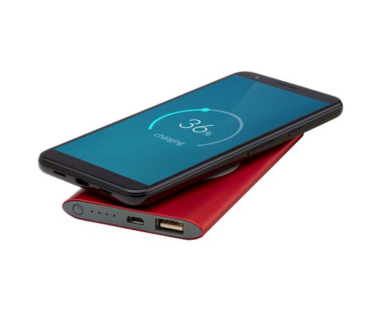 Juice 4000 mAh draadloze powerbank  Rood - Unbranded 12417221