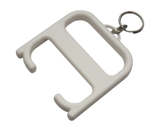 Hygiënesleutel met sleutelhanger Wit - PF Manufactured 21025401