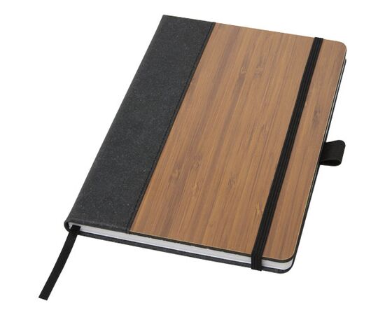 Note A5 bamboo notebook Solid black, Natural - Unbranded 10776990