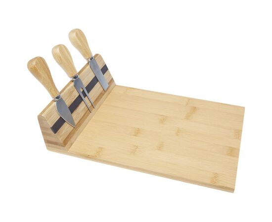 Mancheg Bambus Käseplatte mit Besteck magnetisch Neutral - Seasons 11330206