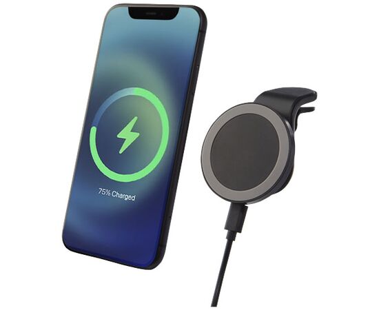 Magclick 10W wireless magnetic car charger Black - Tekiō® 12420590