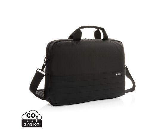 Swiss Peak AWARE™ RFID 15.6'' laptop bag Black - Swiss Peak P763.121