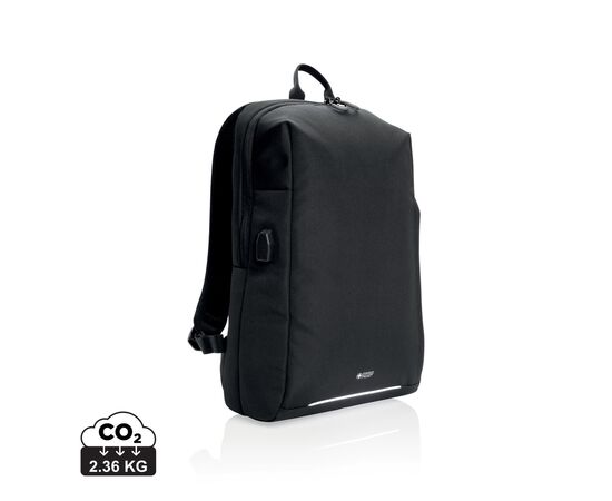 Sac à dos avec port USB A ordinateur 15,6" Swiss Peak AWARE™ Noir - Swiss Peak P763.161