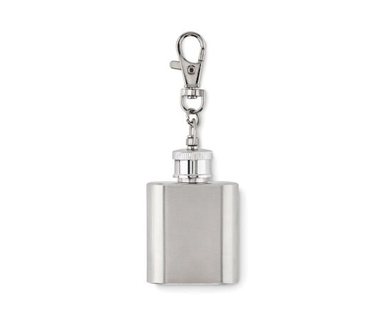 Porte-clés avec mini flasque Argent -  MO2152-14