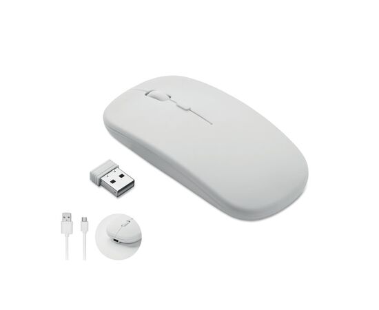 Oplaadbare draadloze muis Wit -  MO2222-06