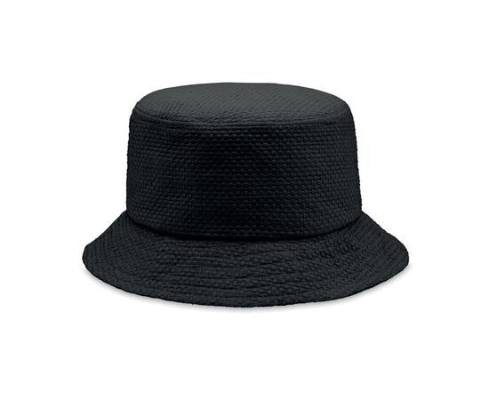 9aper straw bucket hat Black -  MO2267-03
