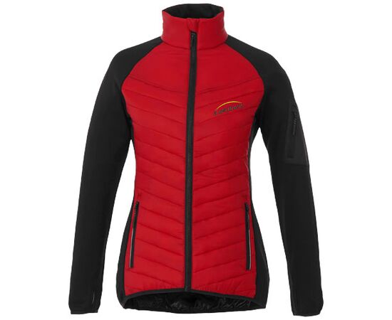 Banff women's hybrid insulated jacket Red - Elevate Life 39332250