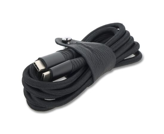 2069 | PowerPlus USB-C to USB-C Power Delivery Cable with data transfer Black - INT LT40004-N0002