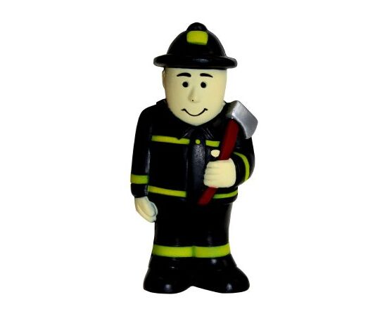 Stressball Anti Stress Feuerwehrmann Schwarz - MultiGift NoStress 962503