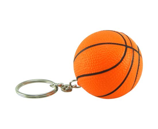 Schlüsselanhänger mit Anti Stress Basketball Orange - MultiGift NoStress 980610