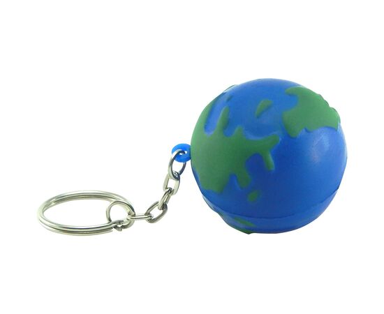 Sleutelhanger met antistress wereldbol Multikleur - MultiGift NoStress 980999