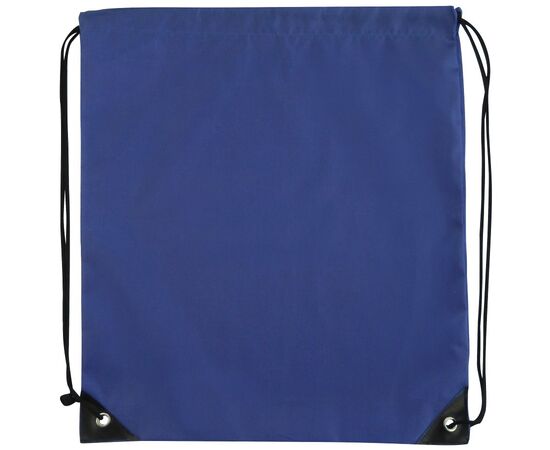 Polyester rucksack mit Kordelzug Blau - MultiGift 9876-SALE04