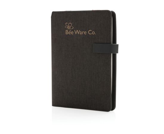 Housse-organiseur à carnet de notes A5 Kyoto Noir - XD Design P773.191