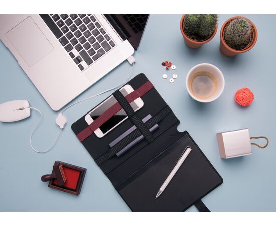 Housse-organiseur à carnet de notes A5 Kyoto Noir - XD Design P773.191