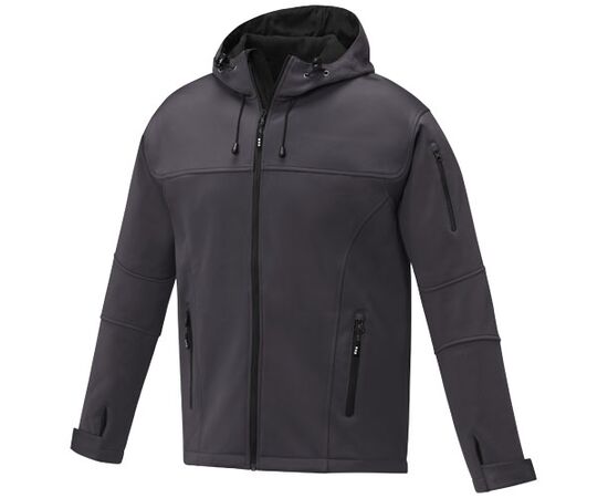 Match men's softshell jacket Storm grey - Elevate Life 38327821