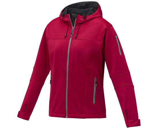 Match women's softshell jacket Red - Elevate Life 38328211