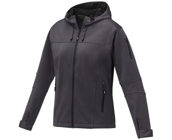 Match women's softshell jacket Storm grey - Elevate Life 38328823
