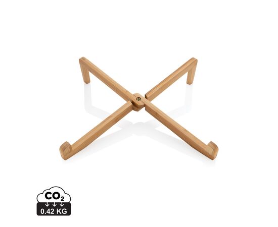 Bamboo portable laptop stand Brown - XD Collection P262.019