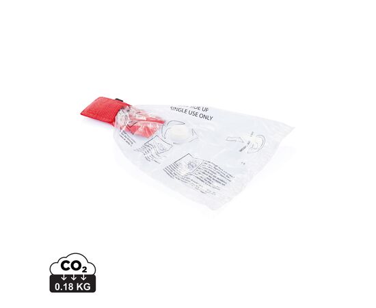 Keychain CPR mask Red - XD Collection P265.244
