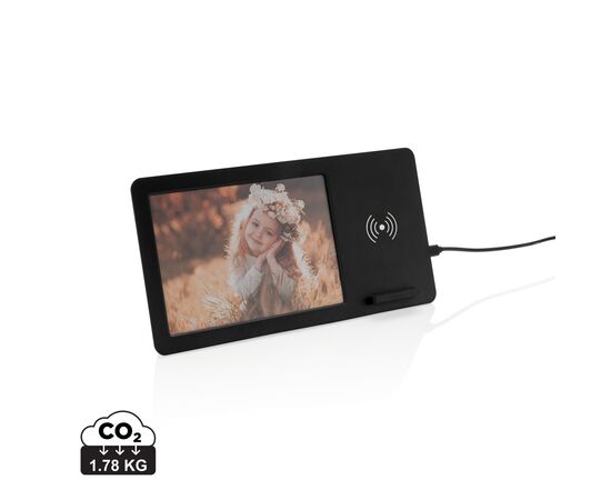 5W Wireless Charger mit Fotorahmen Schwarz - XD Collection P308.041