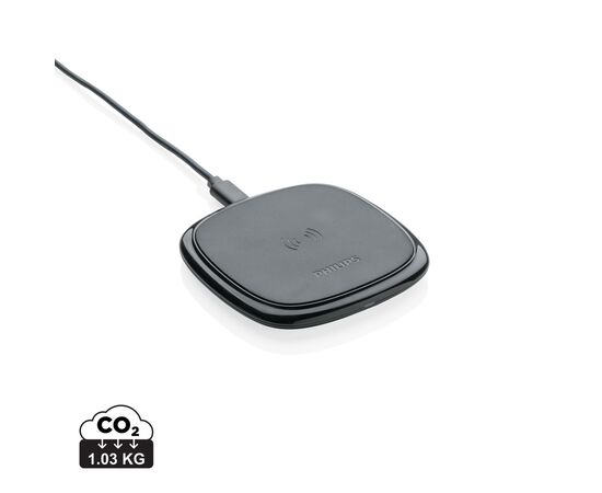 Philips 10W Qi draadloze oplader Zwart - Philips P308.741