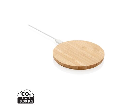 Bamboo 5W Wireless Charger Beige - XD Collection P308.769