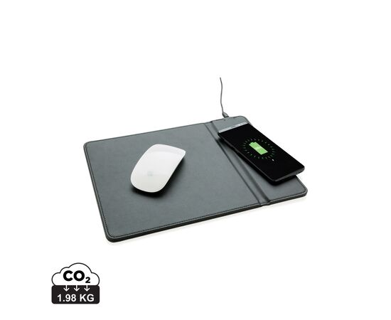 Mousepad mit Wireless-5W-Charging Funktion Schwarz - XD Collection P308.941