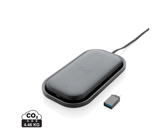5.000 mAh Wireless Charging Powerbank Station Schwarz - XD Collection P322.271