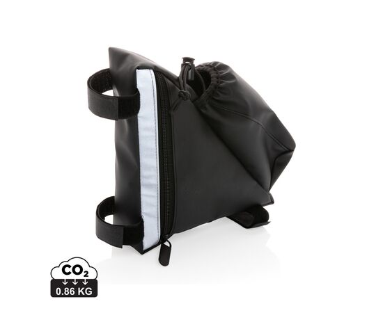 Sacoche réfléchissante pour vélo avec porte bouteille Noir - XD Collection P325.031
