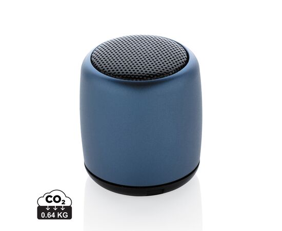 Kabelloser Mini-Lautsprecher aus Aluminium Blau - XD Collection P329.395