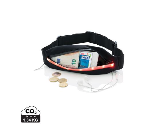 Ceinture sport avec LED Noir - XD Collection P330.281