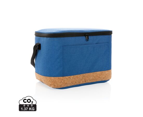 Impact AWARE™ XL RPET two tone koeltas met kurken detail Blauw - XD Collection P422.355