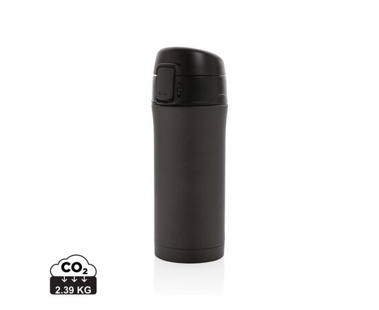 Mug à verrouillage facile métallique mat Noir - XD Collection P432.761
