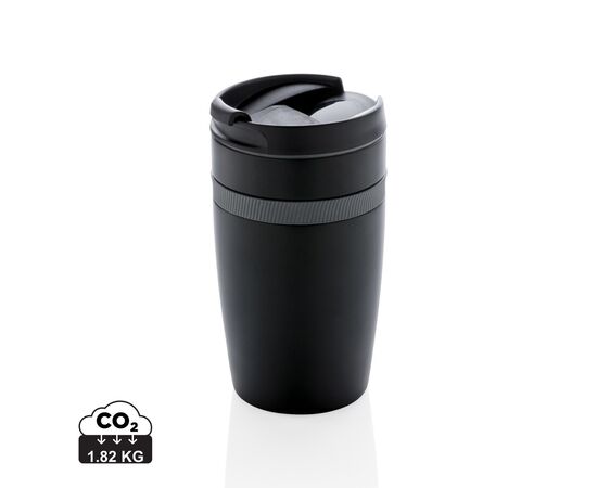 Sierra lekvrije vacuüm geïsoleerde koffiemok Zwart, Grijs - XD Xclusive P432.801