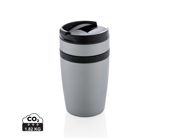 Sierra lekvrije vacuüm geïsoleerde koffiemok Zilver, Zwart - XD Xclusive P432.802