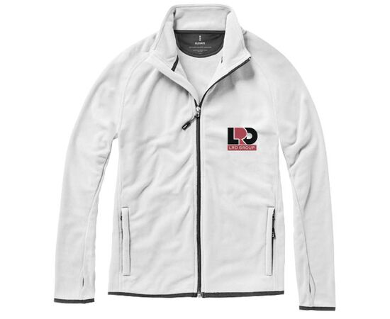 Brossard fleece heren jas met ritssluiting Wit - Elevate Life 39482010