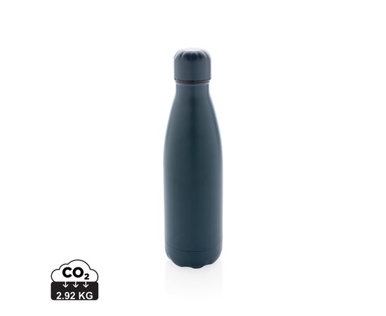 Solid colour vacuum stainless steel bottle 500 ml Blue - XD Collection P436.465