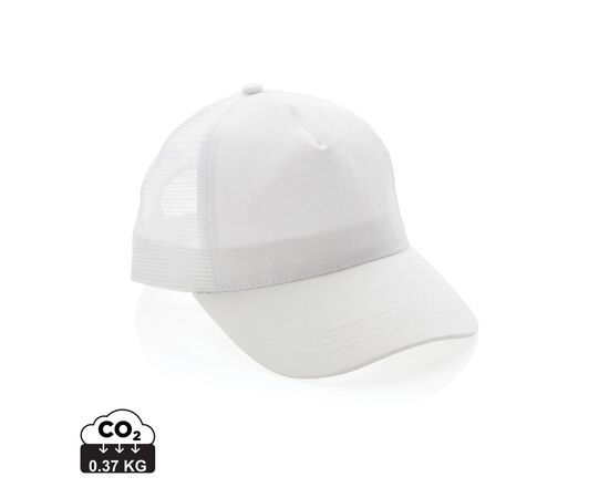Impact AWARE™ 190gr Brushed rCotton 5 Panel Trucker-Cap Weiß - XD Collection P453.353