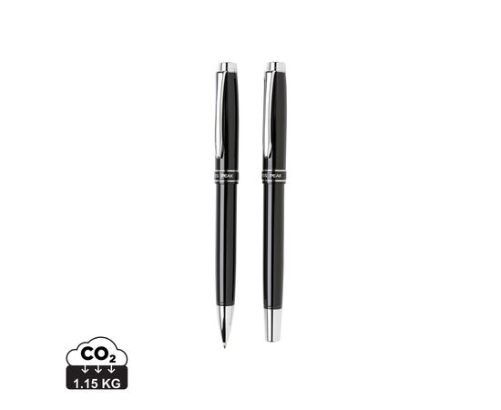 Heritage pen set Black, Silver - Swiss Peak P610.460