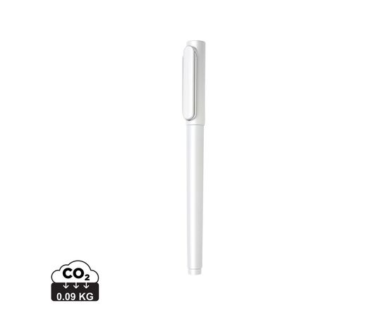 Stylo X6 à capuchon avec encre ultra glissante Blanc - XD Collection P610.683