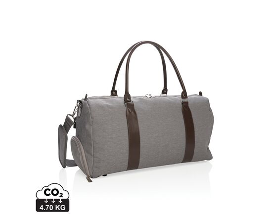Sac weekend avec port USB A Gris - XD Collection P707.052