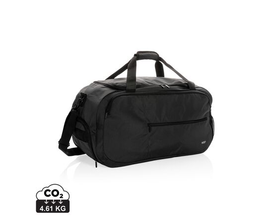 Swiss Peak AWARE™ RPET sporttas Zwart - Swiss Peak P707.151